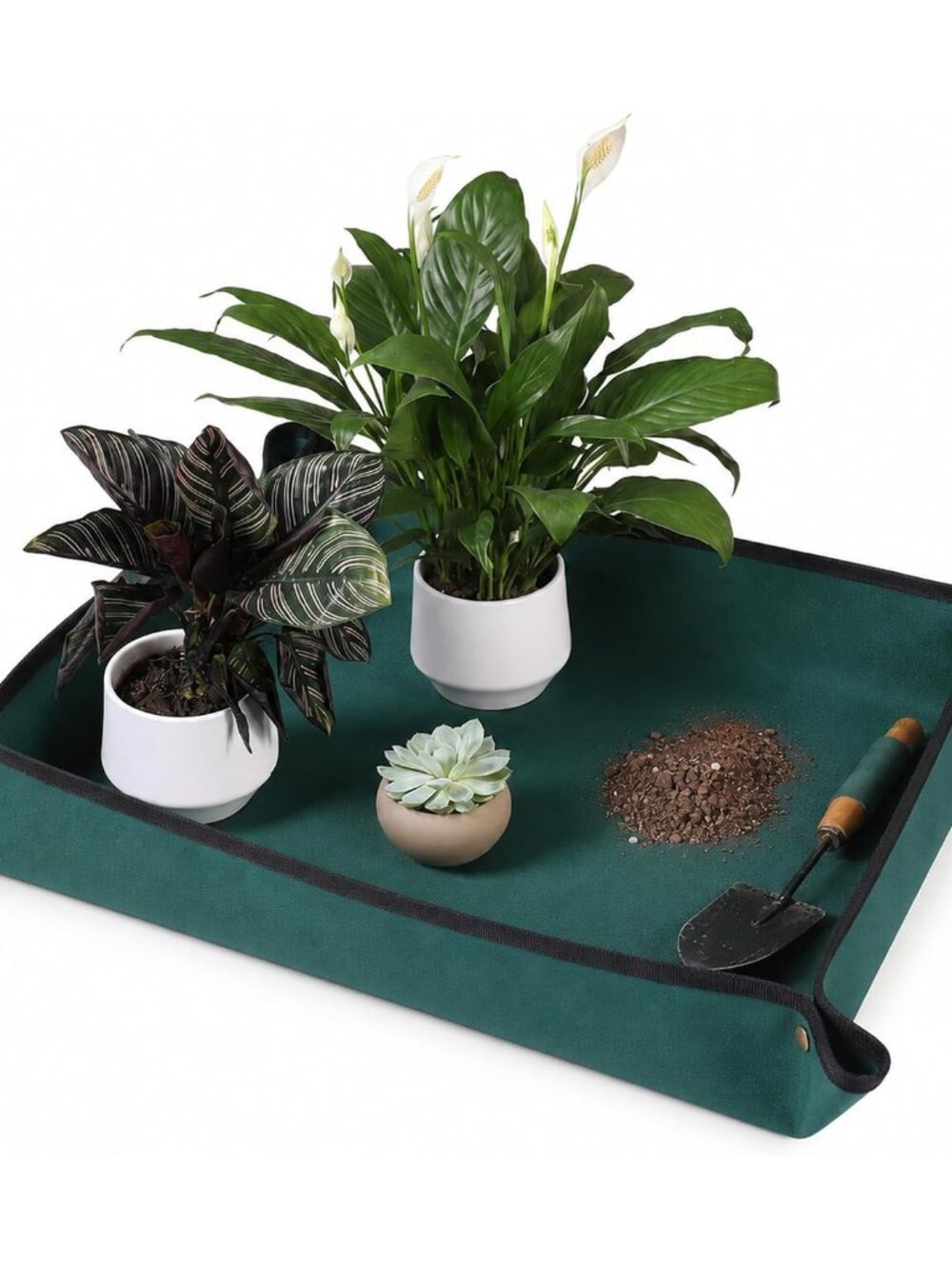 Repotting Mat for Indoor Plants, Gardening Mat for Bonsai, Oxford, 29.5"